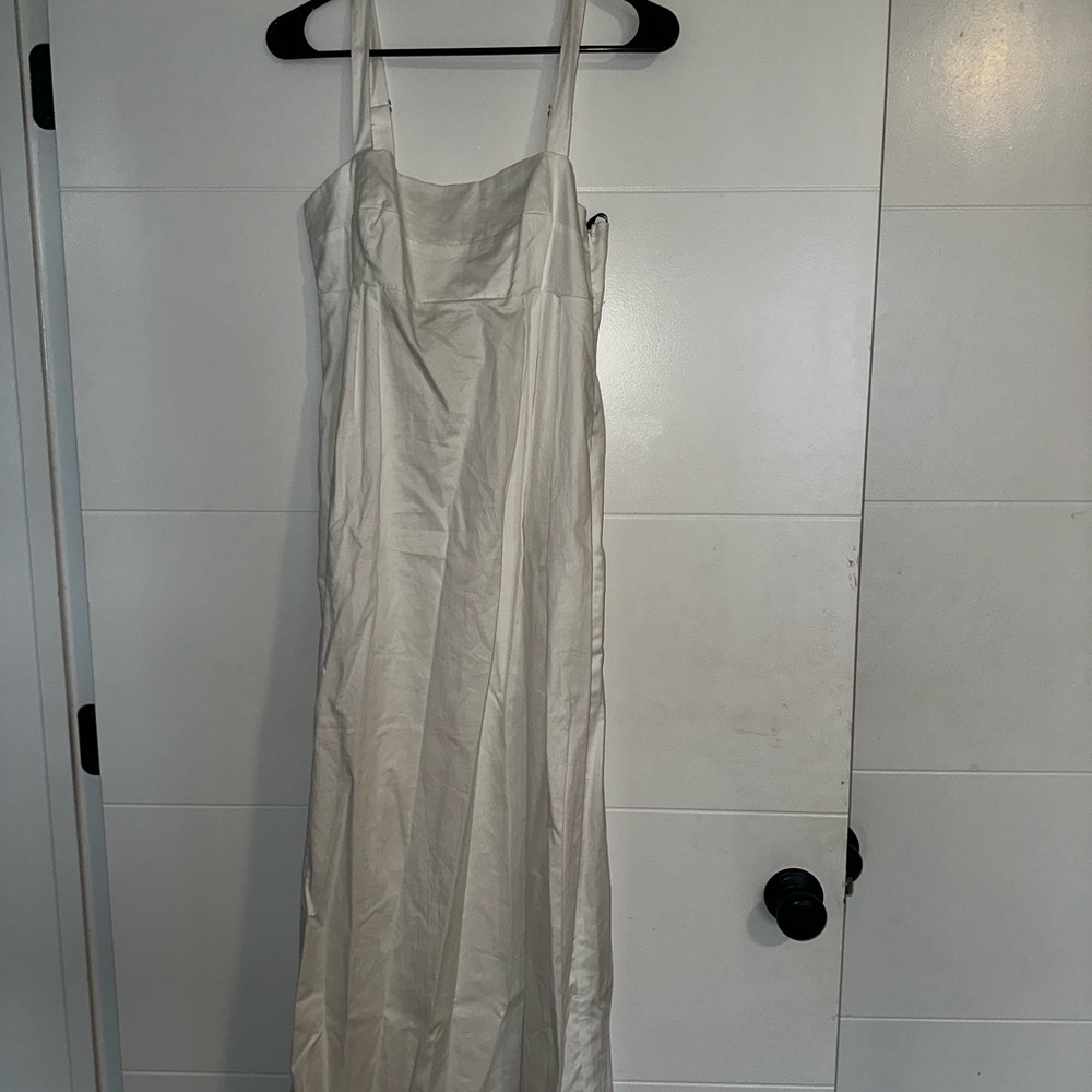 White Midi Dress